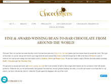 Tablet Screenshot of chocolatiers.co.uk